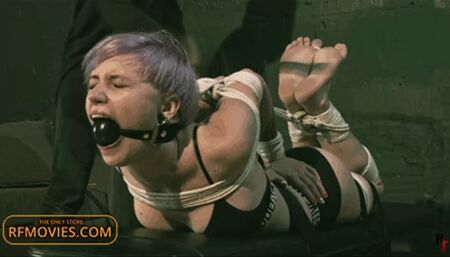 Astrid - Super bastinado punishment for failing the bondage challenge (HD 720p MP4)