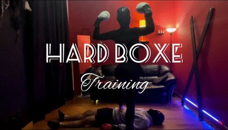 Hard boxe training