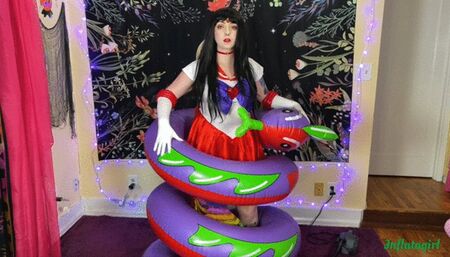 Sailor Mars Beach Ball Snake Entrapment