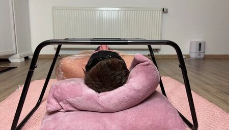 Extreme Facesitting Ass Smothering While Completely Wrapped In A Foil (Facesitting Chair)