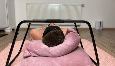 Extreme Facesitting Ass Smothering While Completely Wrapped In A Foil (Facesitting Chair) - WMV