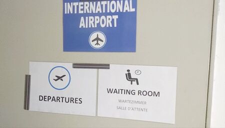 Chiara arrested at the airport