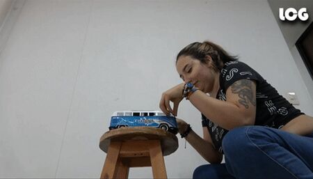 Liz Destroys City Bus