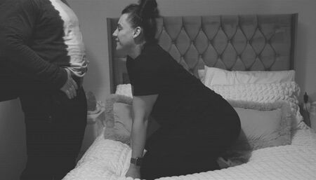 Camera Catches Cuckold watching Wife get Creampied and Then Facial From Hubby