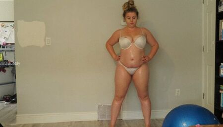 Oily Workout JOI Jumping Jacks Squats