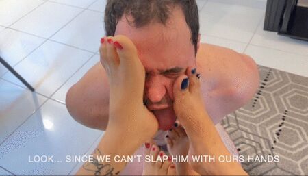 LANA NOCCIOLI and NATASHA CRUEL Humiliating a Little Dick Submissive Slave