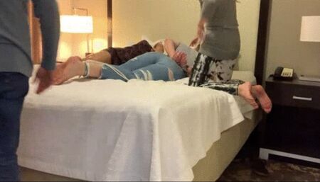 Tied Talettes 4 from Unexpected Guest Prank Mp4