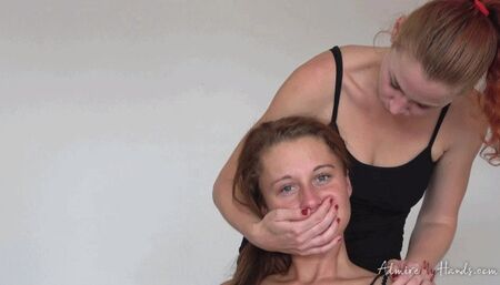 Dominatrix Veronica choke her sub Pauli (MOBILE)