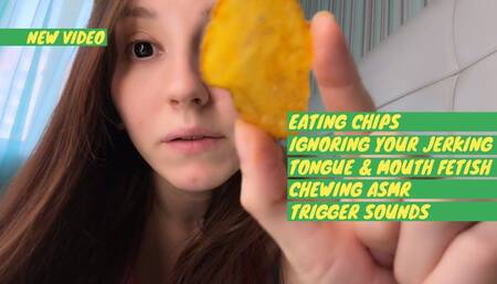 Hungry head, chips eater