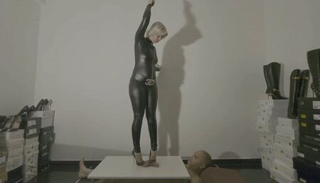 Lady Latisha - CBT Trample Board - Le Silla Stiletto Heels - HD