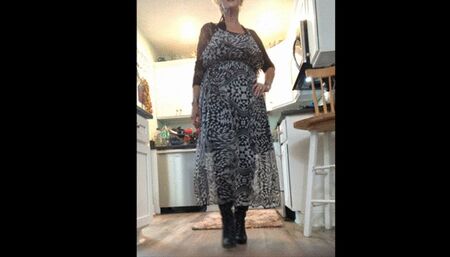 Sexy Walk Training For Sissies~ In High Heeled Boots