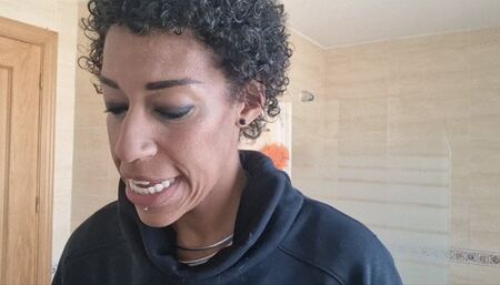 cleaning my huge mouth