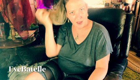 Leather Chair Furniture Humping Whale Tale Housewife