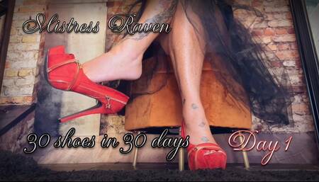 30 SHOES IN 30 DAYS - DAY 1