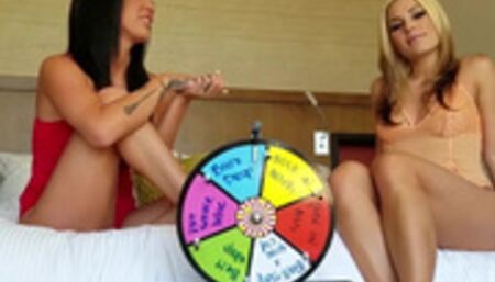 Lindsey and Jessica - Humiliation Spin Game