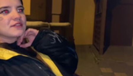 I met a lustful schoolgirl again and fucked her at home, pouring cum all over her face. Conversation