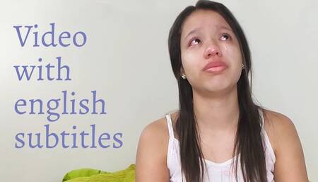 Definitely my most difficult video to make   -  Crying Fetish  -  Tears Fetish  - Sad mode