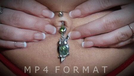 Blue and Green Belly Rings (HD) MP4