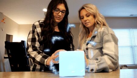 Taylor and Sarah Controlled by the Cube HD