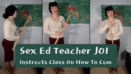 Sex Ed Teacher Instructs You To Cum JOI
