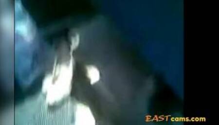 Amateur asian Kazakh couple