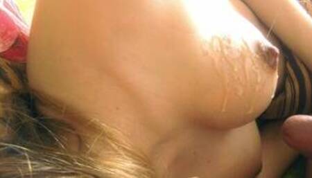 HOME-MADE LONG HANDJOB AND CUM WITH HOT TEEN - STEPSISTER