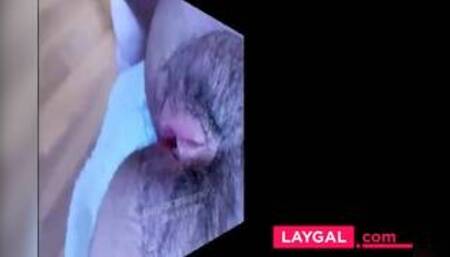 HAIRY AND SEDUCTIVE PUSSY WITH SOFT LIPS DRENCHED WITH SPERM