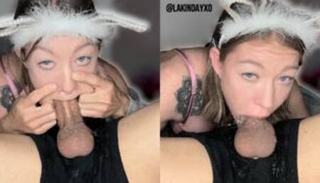 Bunny Rabbit Cosplay Slut Gets Face Fucked Balls Deep By Big Cock + Sloppy Throatpie!