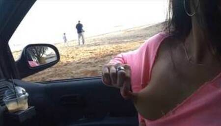 Real amateurr wife public flashing boobs outside voyeur