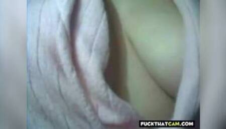 Big natural tits and hairy pussy