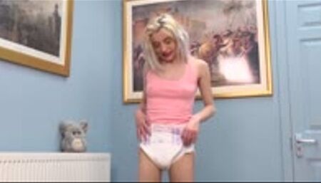 Cordia's Diaper change