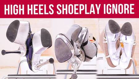 High Heels Shoeplay and Foot Play Ignore – Bottom View