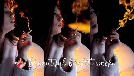 Beautiful Backlit Smoking