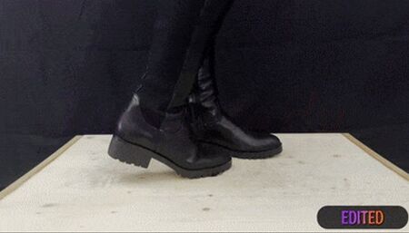 Hard Bootjob in Riding Boots (2 POVs) with TamyStarly - Ballbusting, CBT, Trampling, Femdom, Shoejob, Crush, Ball Stomping, Foot Fetish Domination, Footjob