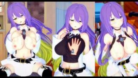 [Hentai Game Koikatsu! ]Have sex with Big tits Moona Hoshinova.3DCG Erotic Anime Video.