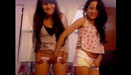 Three exotic lesbian girls on cam - more on GoTeenGirls.com