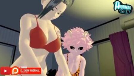 MY HERO ACADEMIA ORGIA ESPAÑOL DEKU X MOMO X MINA X JIRO