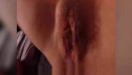 Hairy amateur girl eat lick fuck missionary peluda esposa