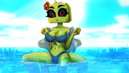 [Gameplay] Minecraft Horny Craft - Part XV - Swimsuit Creeper By LoveSkySanHentai