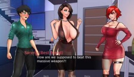 [Gameplay] Confined With Goddesses Cap 4 - Fiesta Y Las Tetas De Una MILF