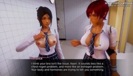 [Gameplay] Waifu Academy | Perfect 18yo Virgin College Teen Gets Her Tight Pussy F...
