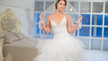 Sofi tied up with ropes in wedding dress_ V2