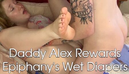 Step-Daddy Alex Rewards Epiphany's Wet Diapers
