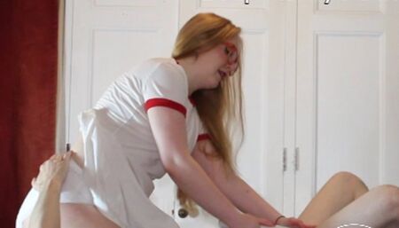 Diapered Epiphany Smothers and Humiliates Diaperboy Alex Knight