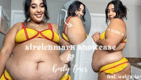Stretchmark  + Body Tour at my HIGHEST WEIGHT EVER!!