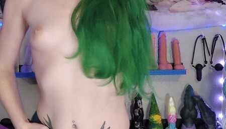 Trying on my panties for you!