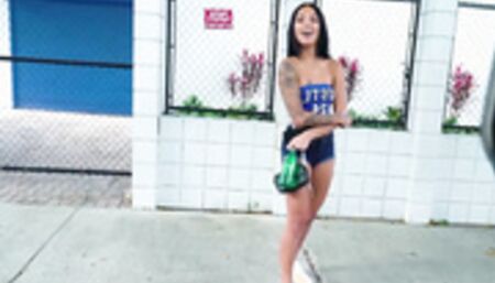 Perfect Latina Gets Fucked in Van