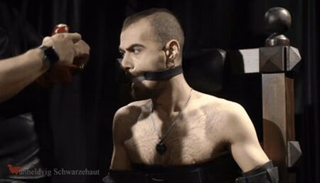ZEUS GAGGED UNDER MASK AND ELECTRIC TO FEET (FHD mp4)