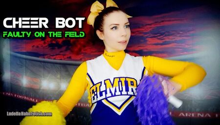 Cheer Bot Faulty On The Field - Your Cheerleader Date is Actually a Malfunctioning Robot - A Glitchy Freeze and Fembot Film - HD MP4 1080p