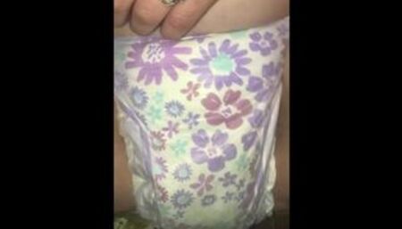 Wifey floods her diaper and wants a creampie